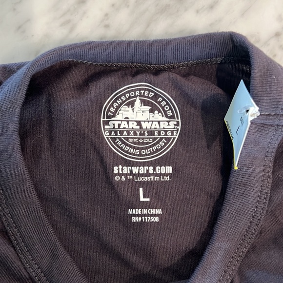 Star Wars T shirt Rebel BB8 Kids Large 12 14 NWT soft Grey - Picture 3 of 4